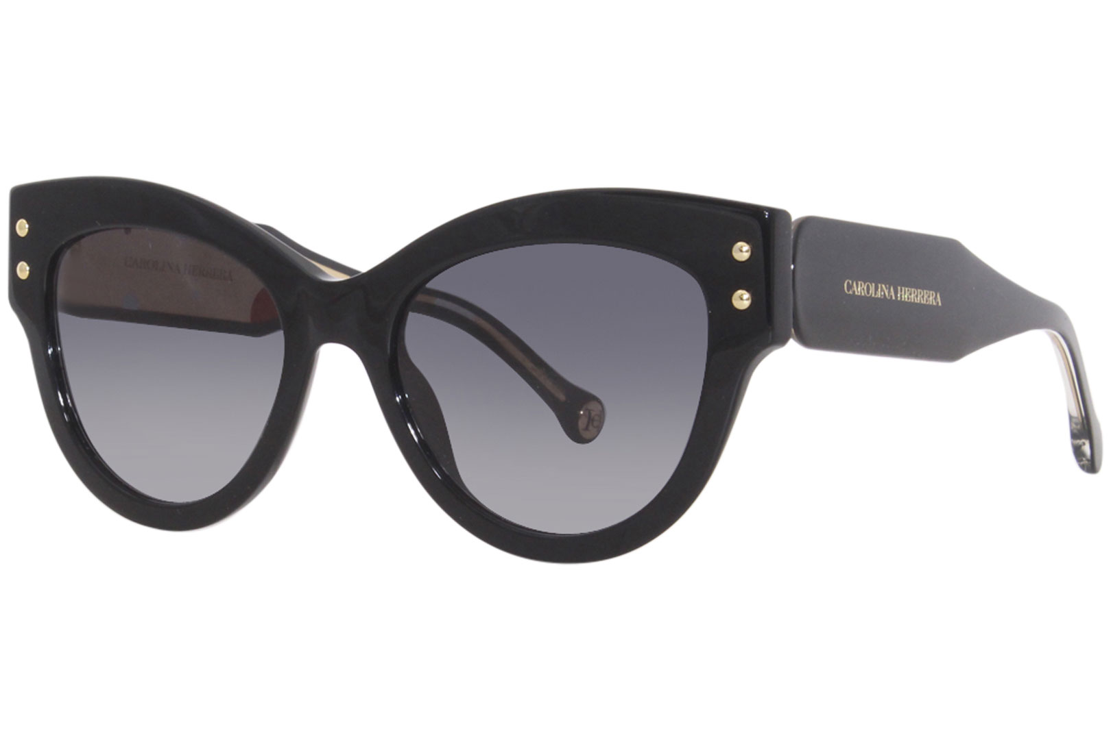 Carolina Herrera CH-0009/S 8079O Sunglasses Women's Black/Grey 54-19 ...