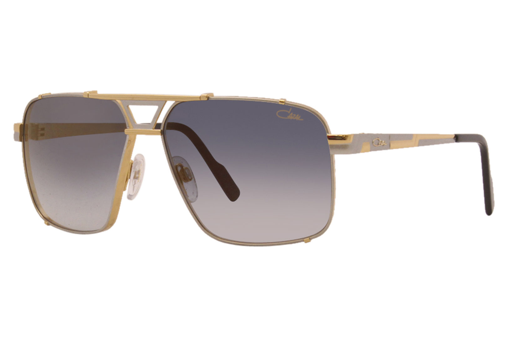 Cazal Sunglasses Men's 9099 003 Gold/Blue Gradient Lenses 59-14