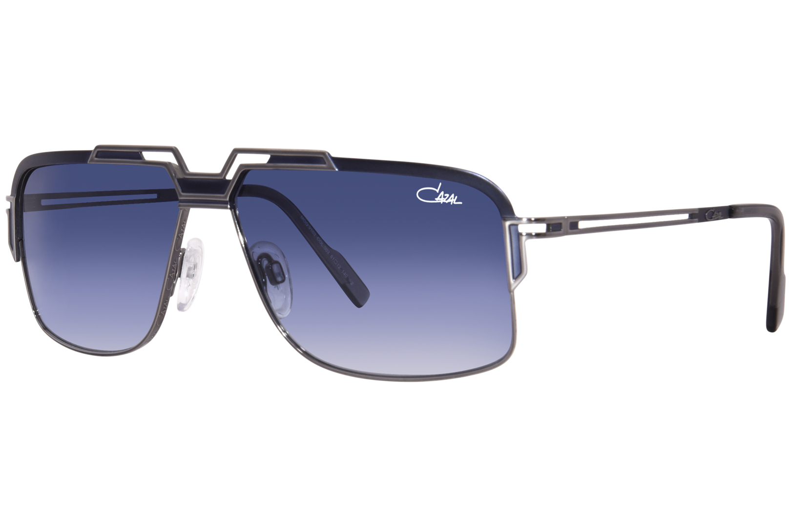 Cazal 9103 003 Sunglasses Men's Night Blue/Gunmetal/Blue Gradient 61-12 ...