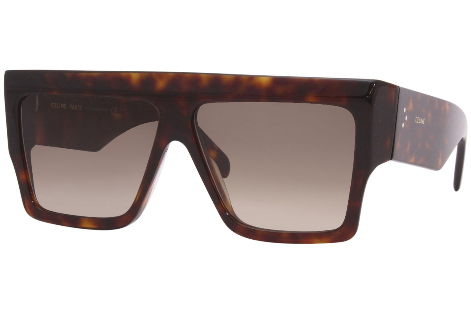 vej Klimaanlæg uddøde Celine Sunglasses Women's CL40092I 52F Shiny Dark Havana/Brown Gradient  60mm | EyeSpecs.com