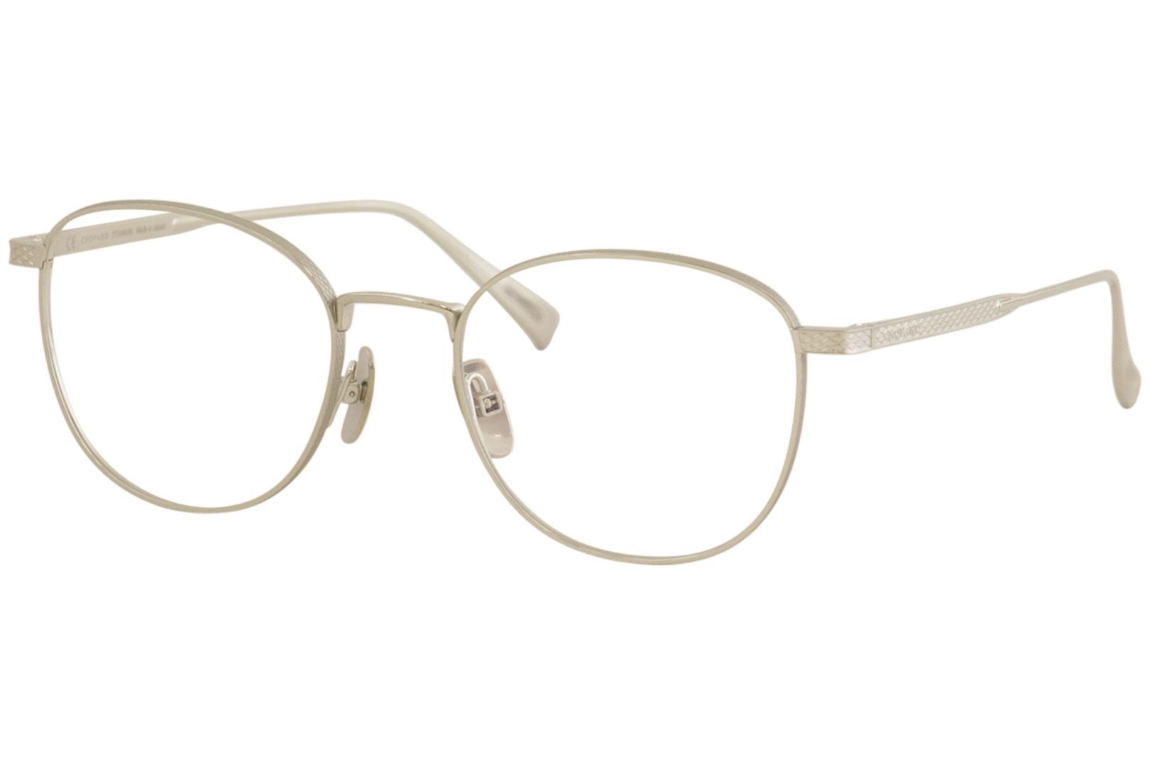 Chopard Men s Eyeglasses VCHC55 VCHC 55 0589 Silver Full Rim