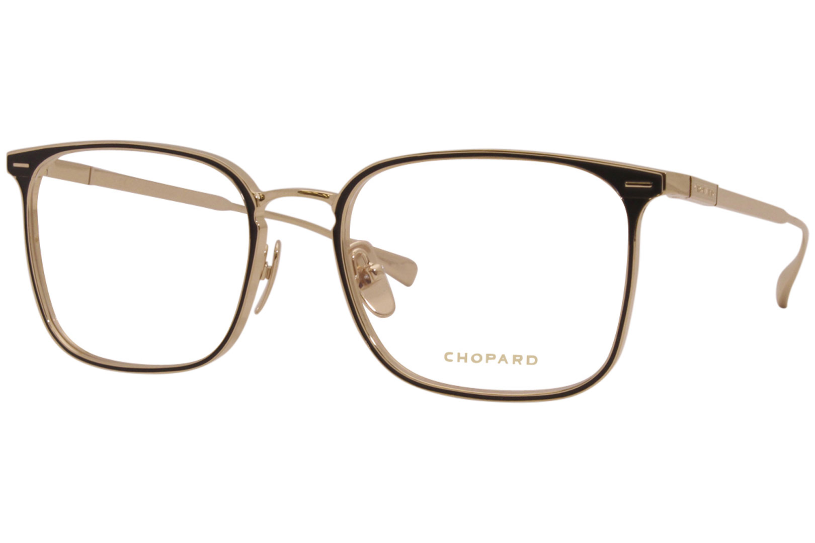 Chopard VCHD22M Eyeglasses Men s Full Rim Square Titanium Optical Frame