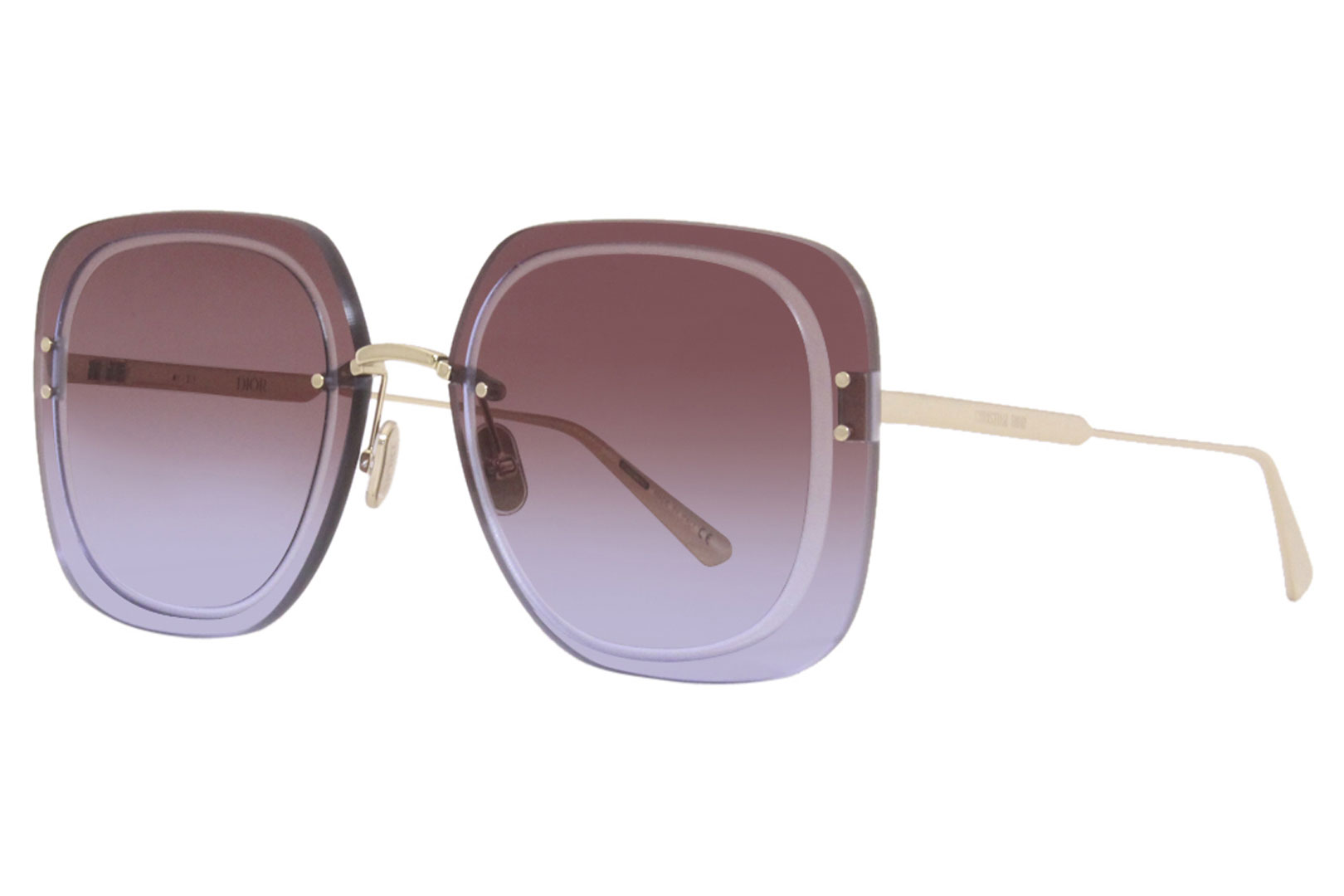 Christian Dior Square Gradient Sunglasses