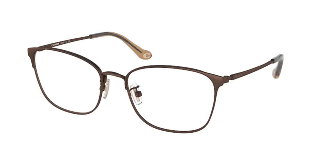 Coach HC5135 9276 Eyeglasses Women's Satin Dark Brown Full Rim 55mm