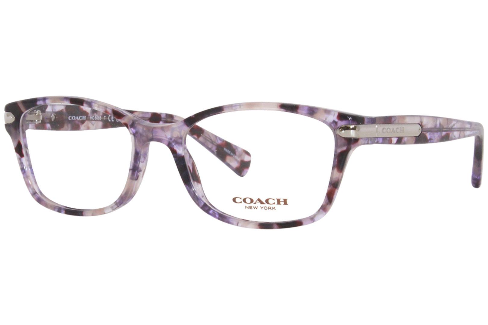 Coach purple best sale glasses frame