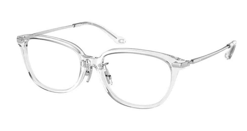 Coach HC6185F 5111 Eyeglasses Women's Crystal Full Rim Square Shape 54