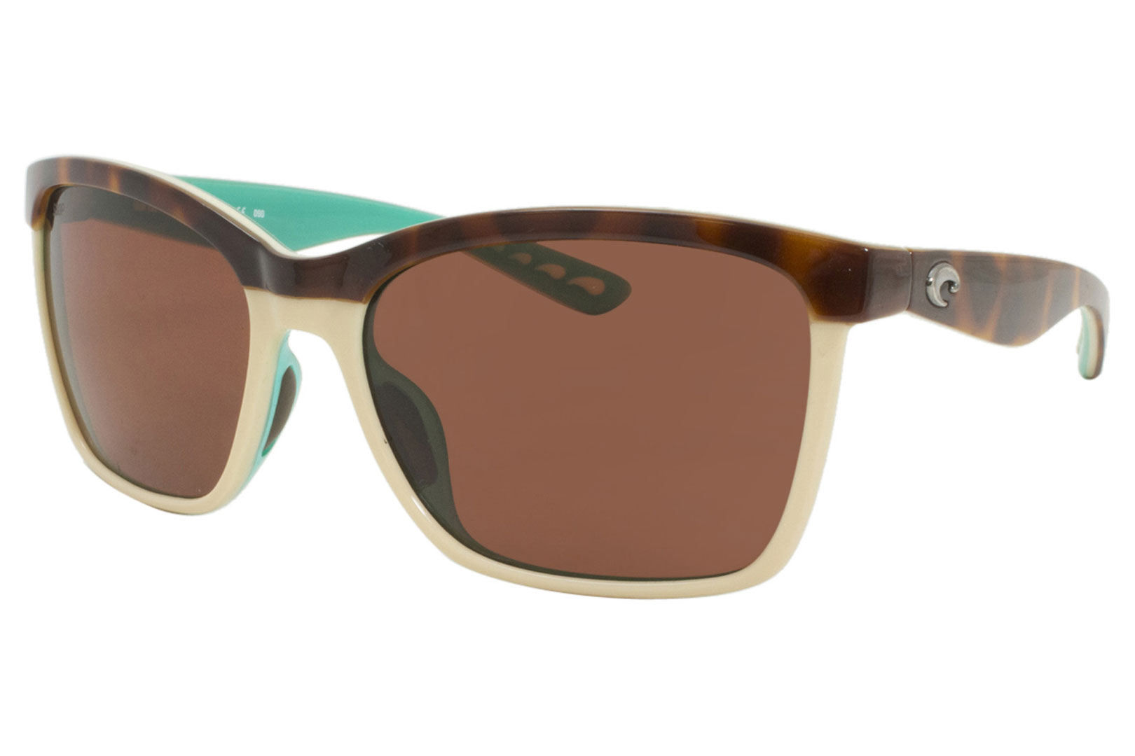 New Costa Del Mar ANAA 580P Retro Tortoise Cream Mint Sunglasses sold