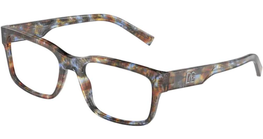 Dolce & Gabbana DG3352 3356 Eyeglasses Men's Grey Havana Full Rim 55-20 ...