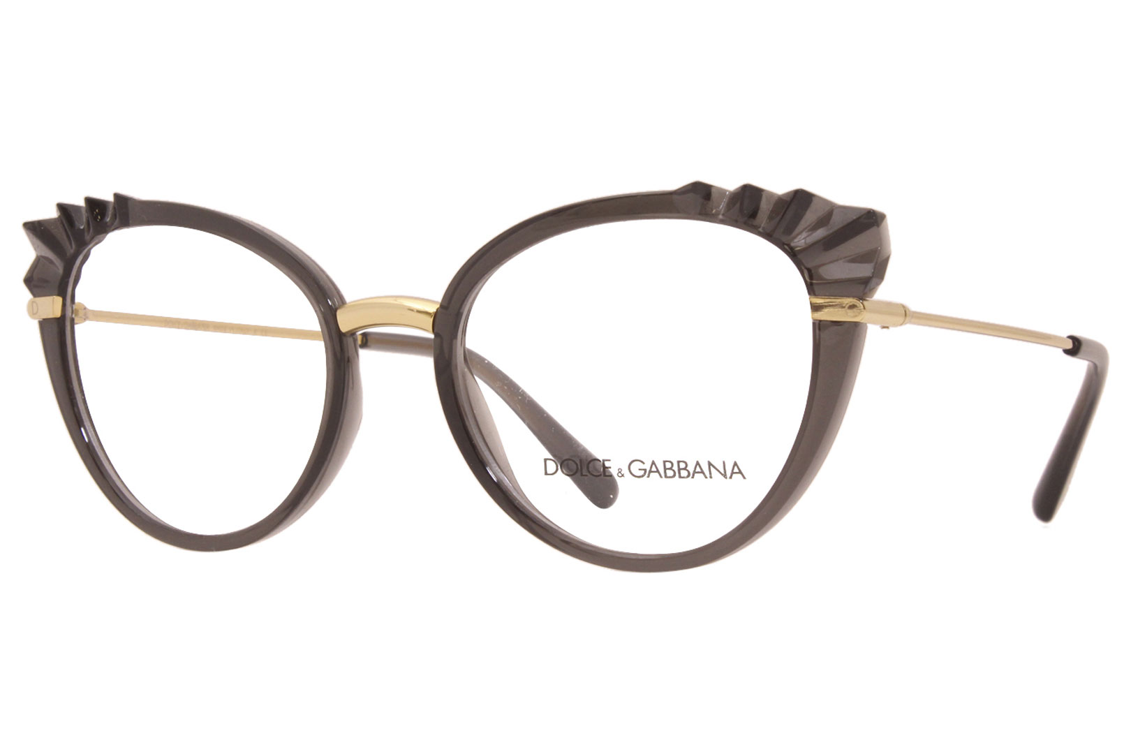 Dolce And Gabbana Dg5051 Eyeglasses Womens Full Rim Cat Eye Optical