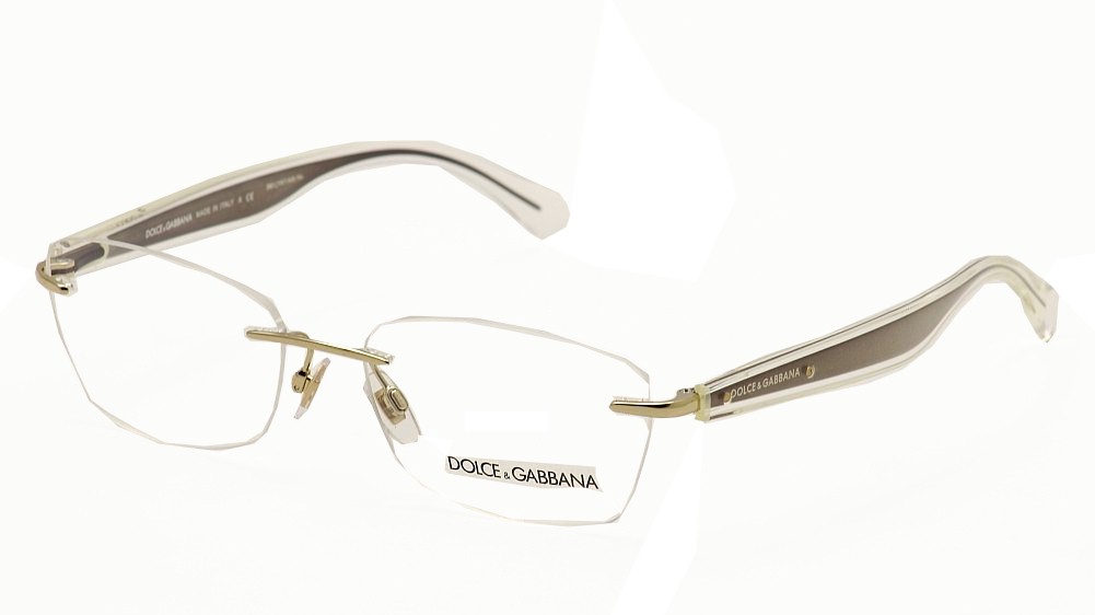 Dolce gabbana rimless clearance eyeglasses