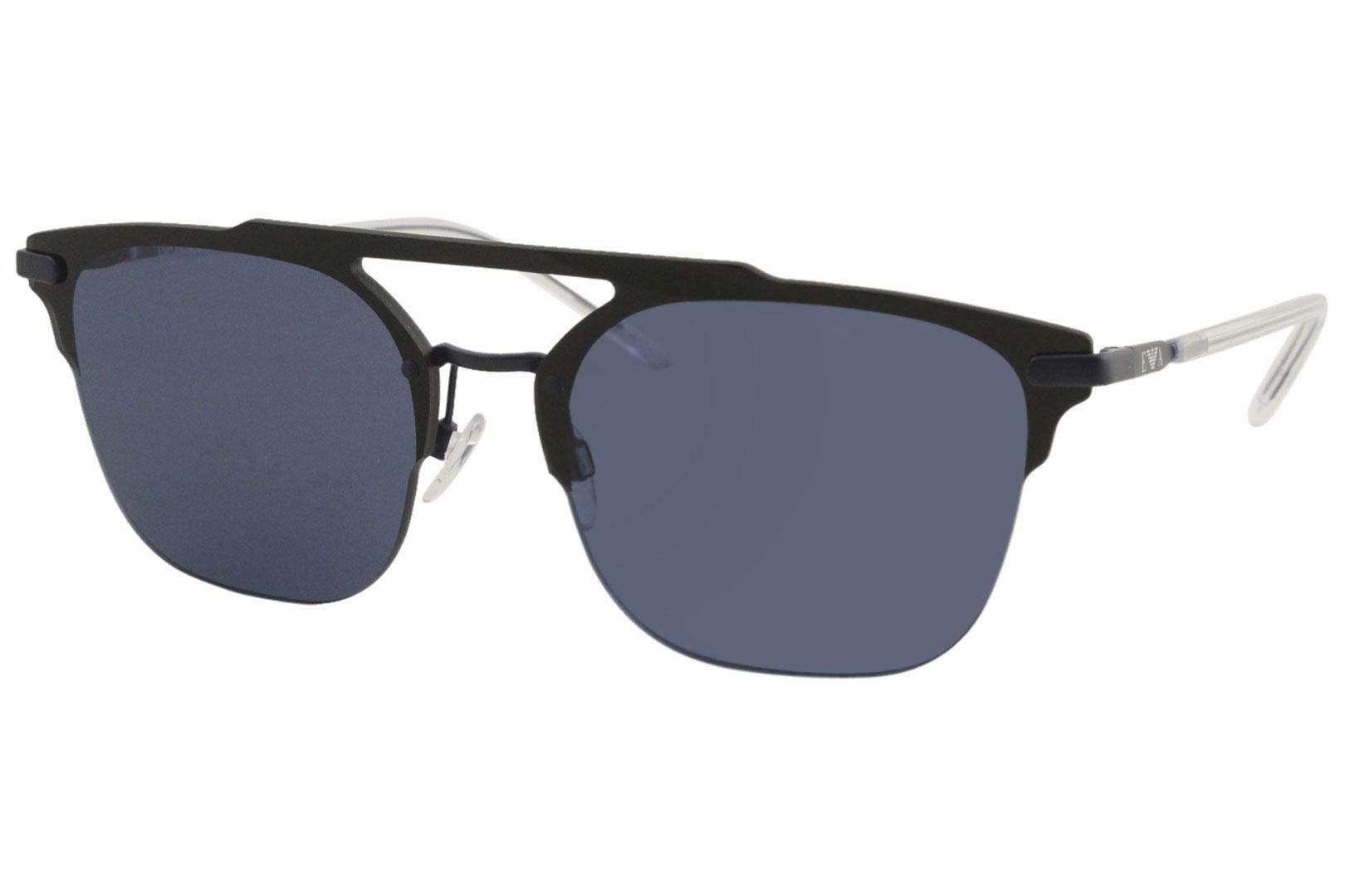 Emporio Armani EA2090 3092/80 Sunglasses Men's Black/Blue 45-143-145 |  