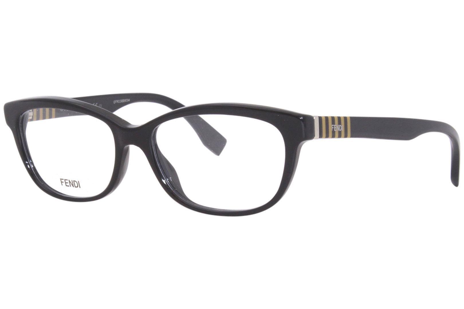 Fendi Ff0015 Eyeglasses Womens Full Rim Rectangle Shape