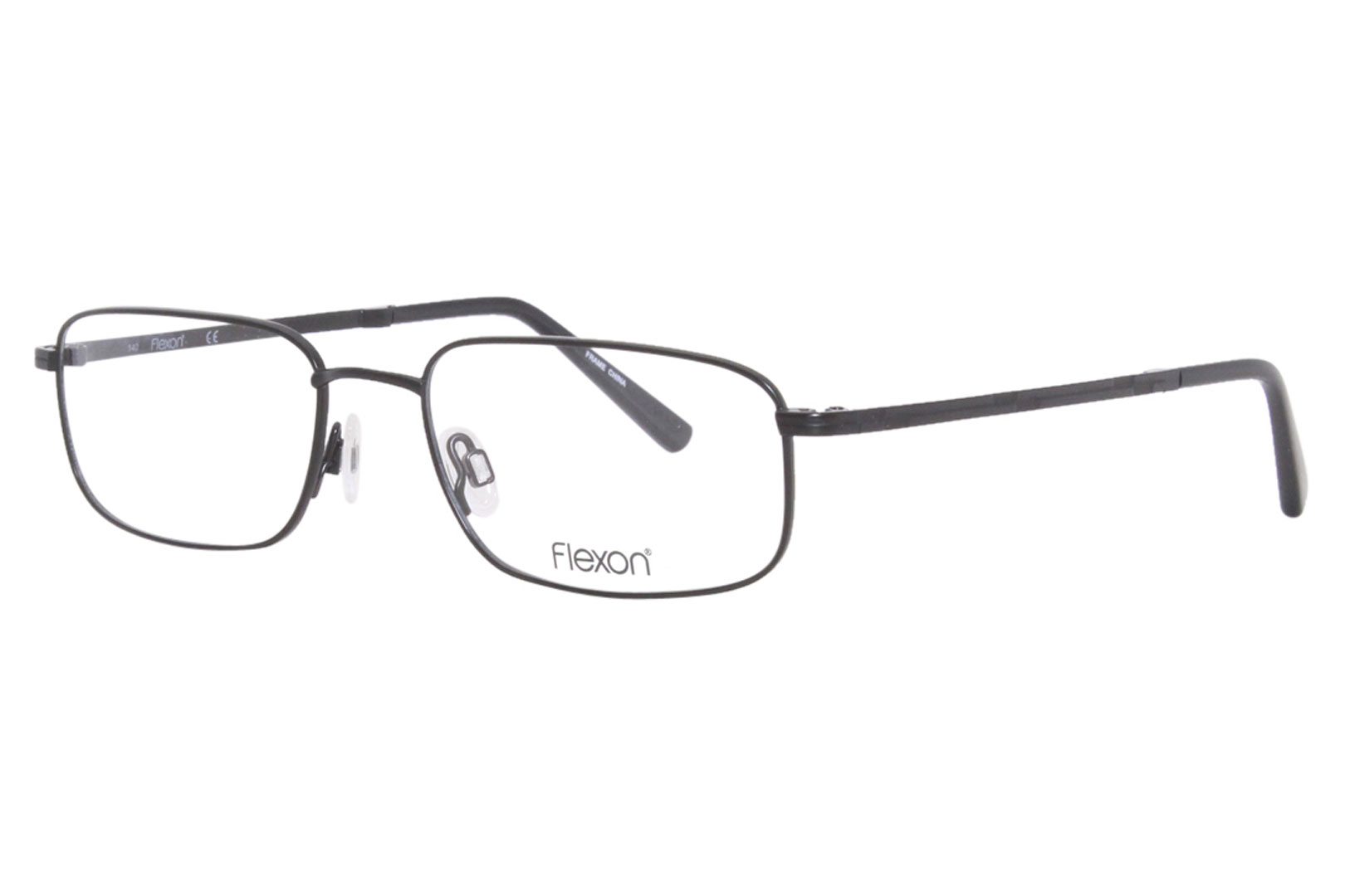 Flexon Orwell 600 Eyeglasses Men's Full Rim Rectangle Shape | EyeSpecs.com