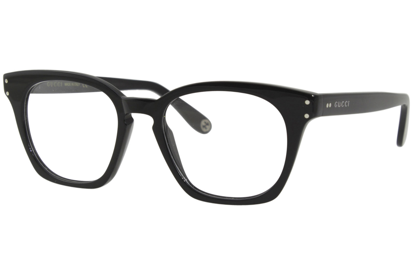 Gucci Gg0572o 006 Eyeglasses Mens Black Full Rim Optical Frame 50mm 