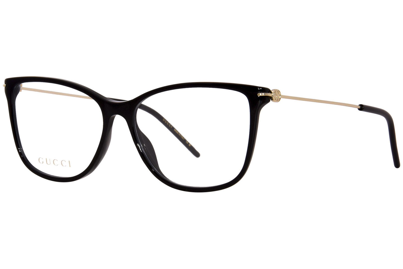 Gucci GG-0445O 001 Gold Metal hotsell Square Eyeglasses Authentic New