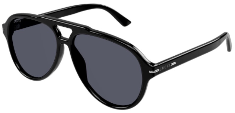 Mens black gucci aviator sunglasses online