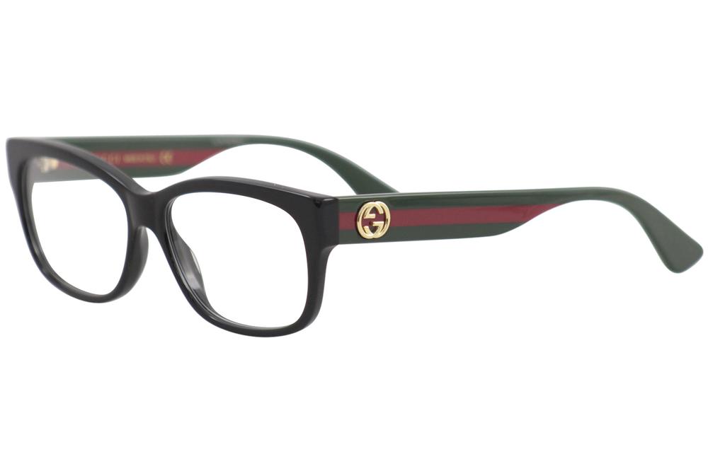 Gucci glasses frames 2024 green and red