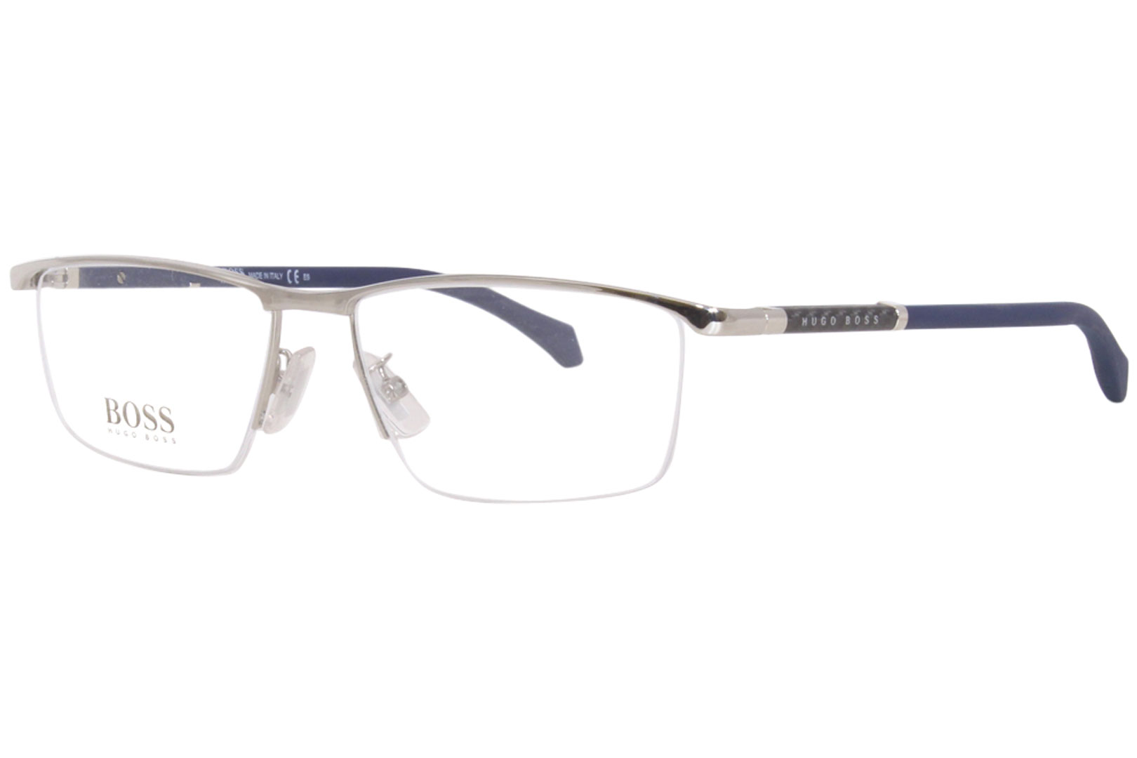 Hugo Boss 1104/F 010 Eyeglasses Men's Full Rim Rectangle Shape ...