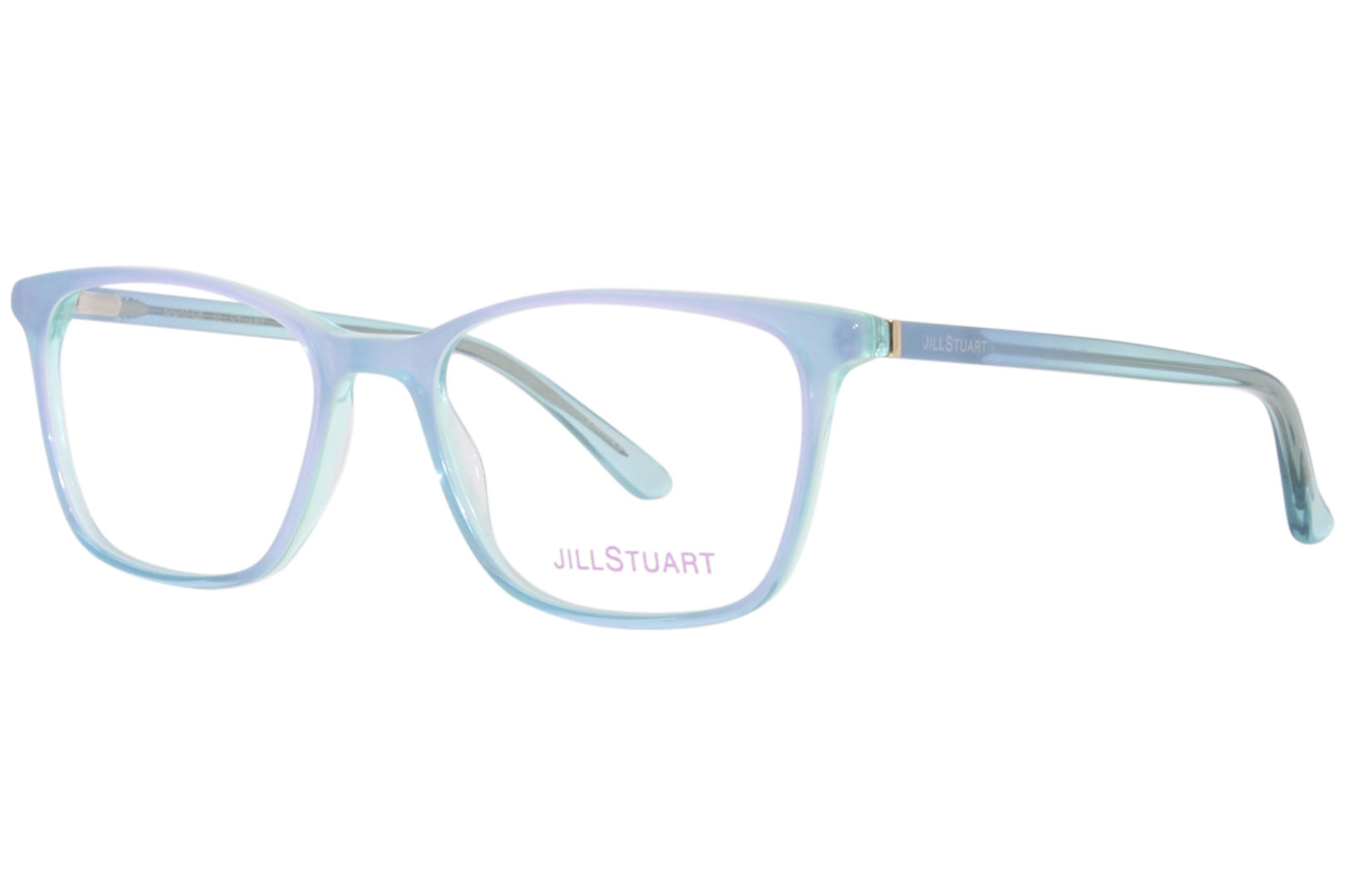 Jill Stuart JS425-3 Eyeglasses Women's Ice Blue Full Rim Square Shape  52-17-135