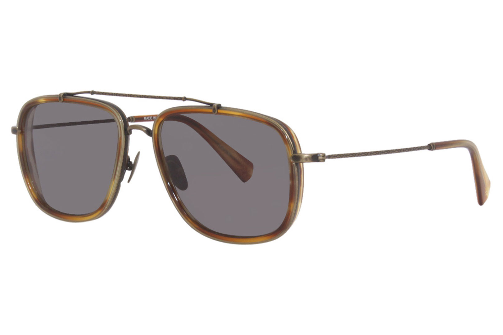 John Varvatos Sunglasses Men's SJV550 Havana/Brown Lenses 56-17-145mm ...