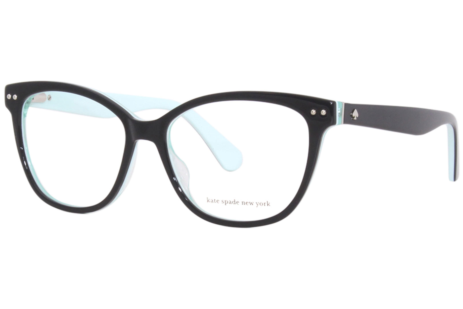 Kate Spade Adrie D51 Eyeglasses Women S Black Blue Full Rim Square Shape 53mm