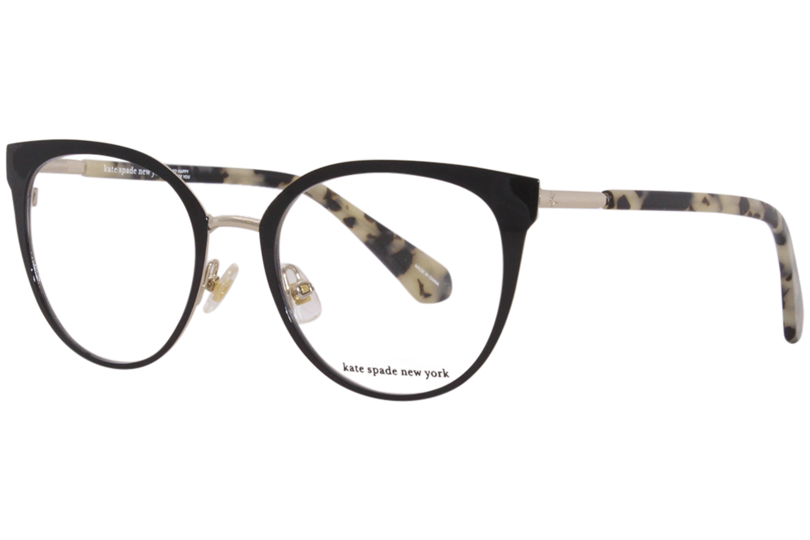 Kate Spade Dariela Eyeglasses Women's Full Rim Cat Eye | EyeSpecs.com