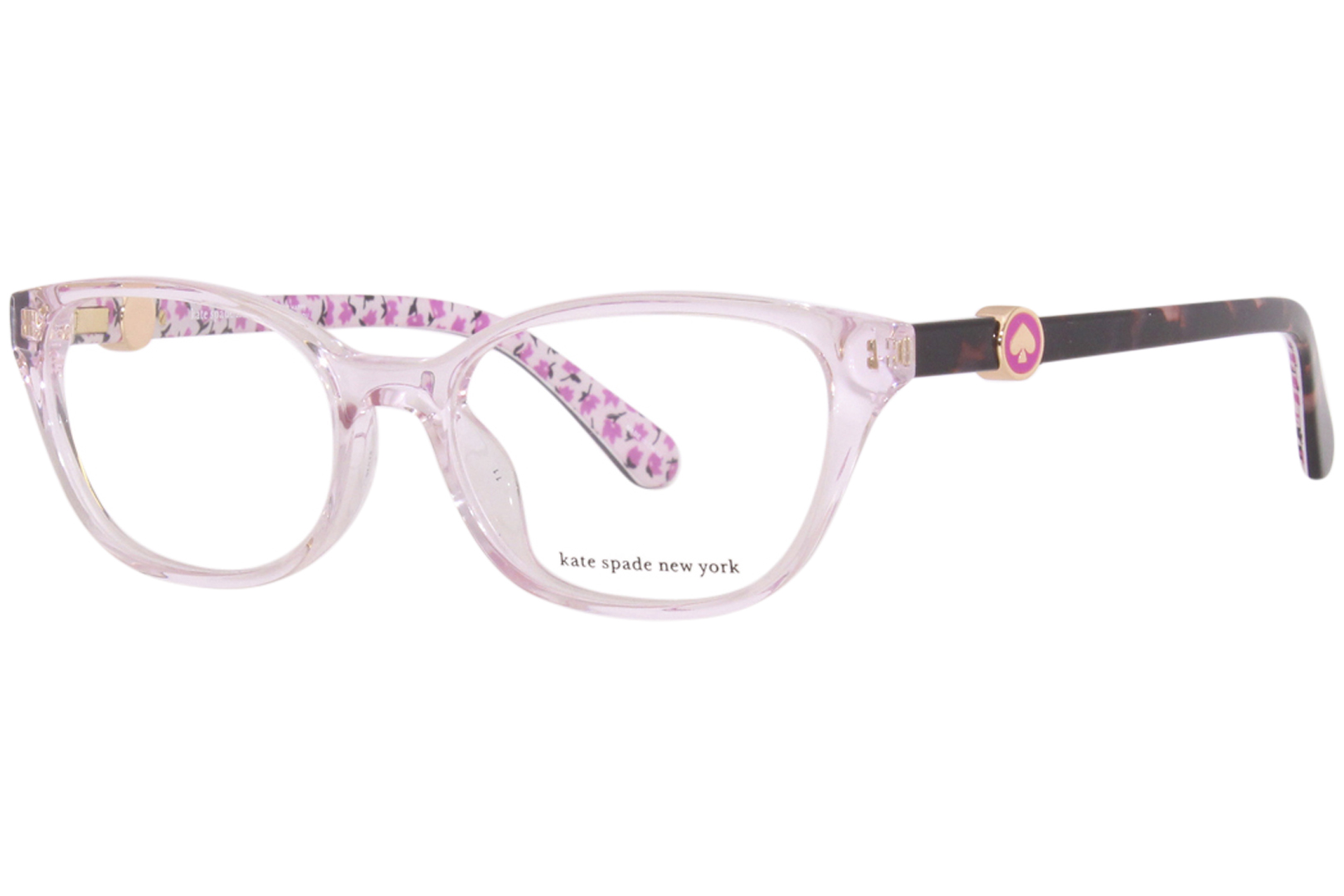 Kate Spade Emmalee 35j Eyeglasses Womens Pink Full Rim Cat Eye 51 16 140