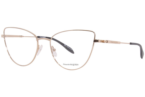  Alexander McQueen AM0268O Eyeglasses Women's Full Rim Cat Eye 