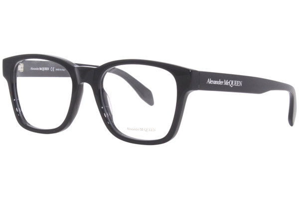  Alexander McQueen AM0356O Eyeglasses Men's Full Rim Rectangle Shape 