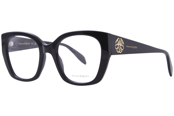  Alexander McQueen AM0379O Eyeglasses Women's Full Rim Rectangle Shape 