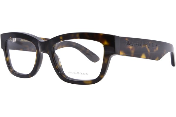 Alexander McQueen AM0422O Eyeglasses Women's Full Rim Rectangle Shape