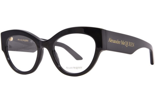  Alexander McQueen AM0435O Eyeglasses Women's Full Rim Cat Eye 