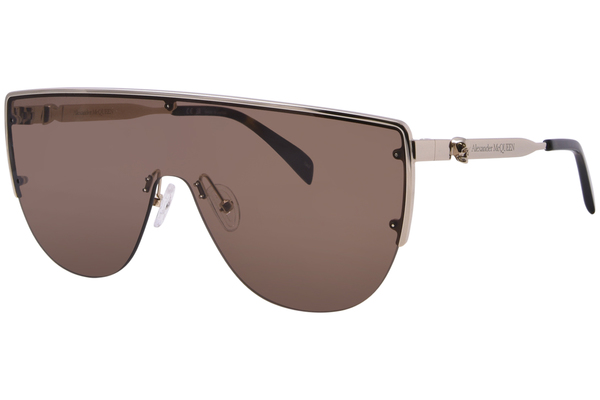 Alexander McQueen AM0457S Sunglasses Men's Shield