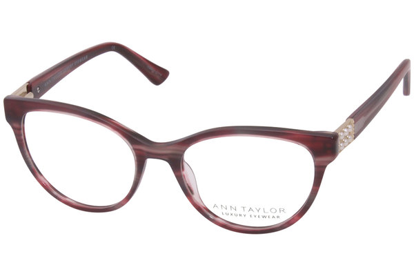 Ann Taylor AT014 Eyeglasses Women's Full Rim Cat Eye Optical Frame