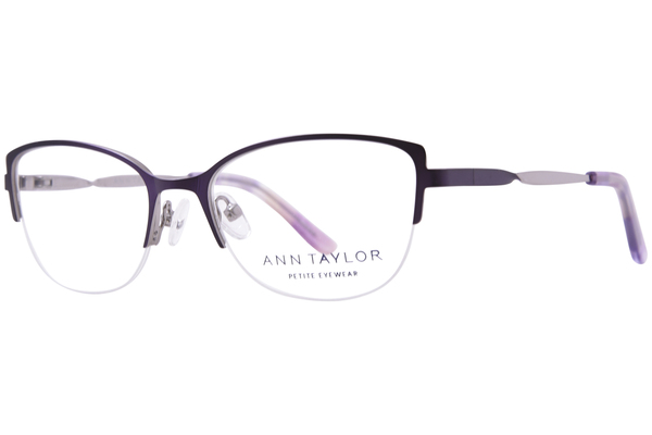  Ann Taylor ATP712 Eyeglasses Women's Semi Rim Oval Shape 