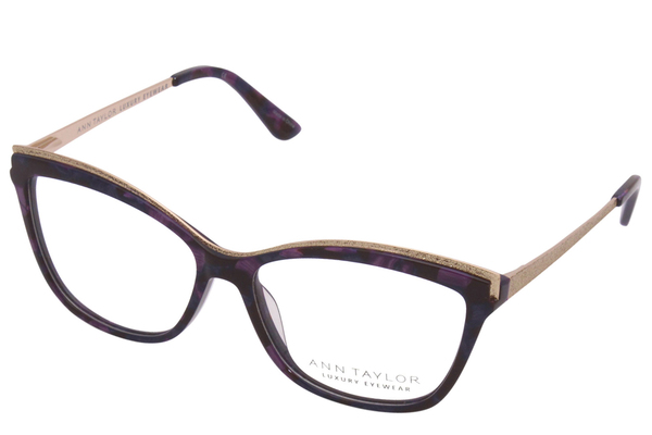  Ann Taylor AT010 Eyeglasses Women's Full Rim Cat Eye Optical Frame 