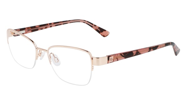 Anne Klein AK5093 Eyeglasses Women's Semi Rim Rectangle Shape