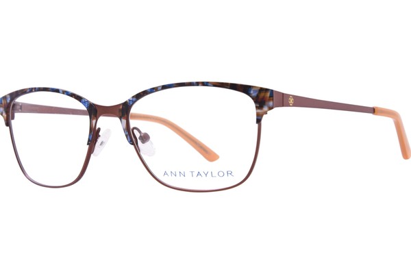  Ann Taylor AT102 Eyeglasses Women's Full Rim Rectangle Shape 