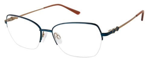 Aristar 18444 Eyeglasses Women's Semi Rim Square Shape