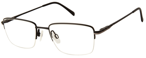  Aristar 30722 Eyeglasses Men's Semi Rim Rectangle Shape 