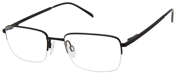  Aristar 30736 Eyeglasses Men's Semi Rim Rectangle Shape 