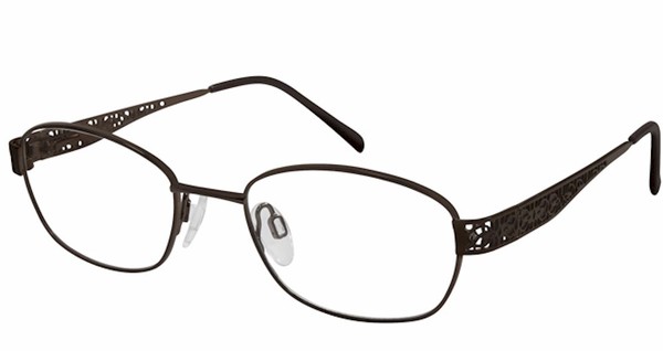  Aristar by Charmant AR16341 Eyeglasses Women's Full Rim Oval Optical Frame 