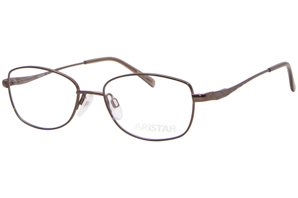  Aristar by Charmant AR16384 Eyeglasses Women's Full Rim Oval Optical Frame 