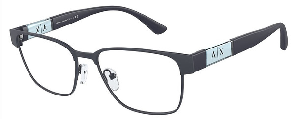  Armani Exchange AX1052 Eyeglasses Men's Full Rim Rectangle Shape 