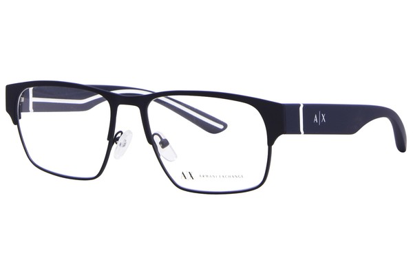  Armani Exchange AX1059 Eyeglasses Men's Full Rim Rectangle Shape 