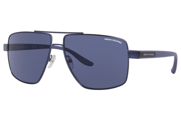 Armani Exchange Sunglasses Men's AX2037S 6003/87 Matte Gunmetal 60-14 ...