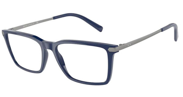  Armani Exchange AX3077 Eyeglasses Men's Full Rim Rectangle Shape 