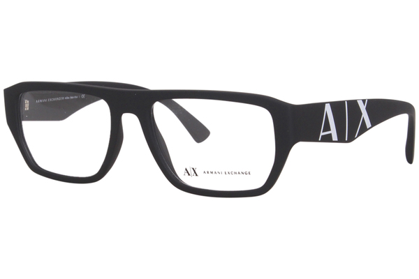 Armani Exchange AX3087 Eyeglasses Men's Full Rim Rectangle Shape