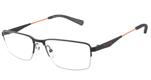  Armani Exchange AX1038 Eyeglasses Frame Men's Semi-Rim Rectangular 