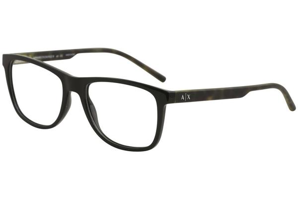  Armani Exchange AX3048 Eyeglasses Frame Men's Full Rim Square Shape 